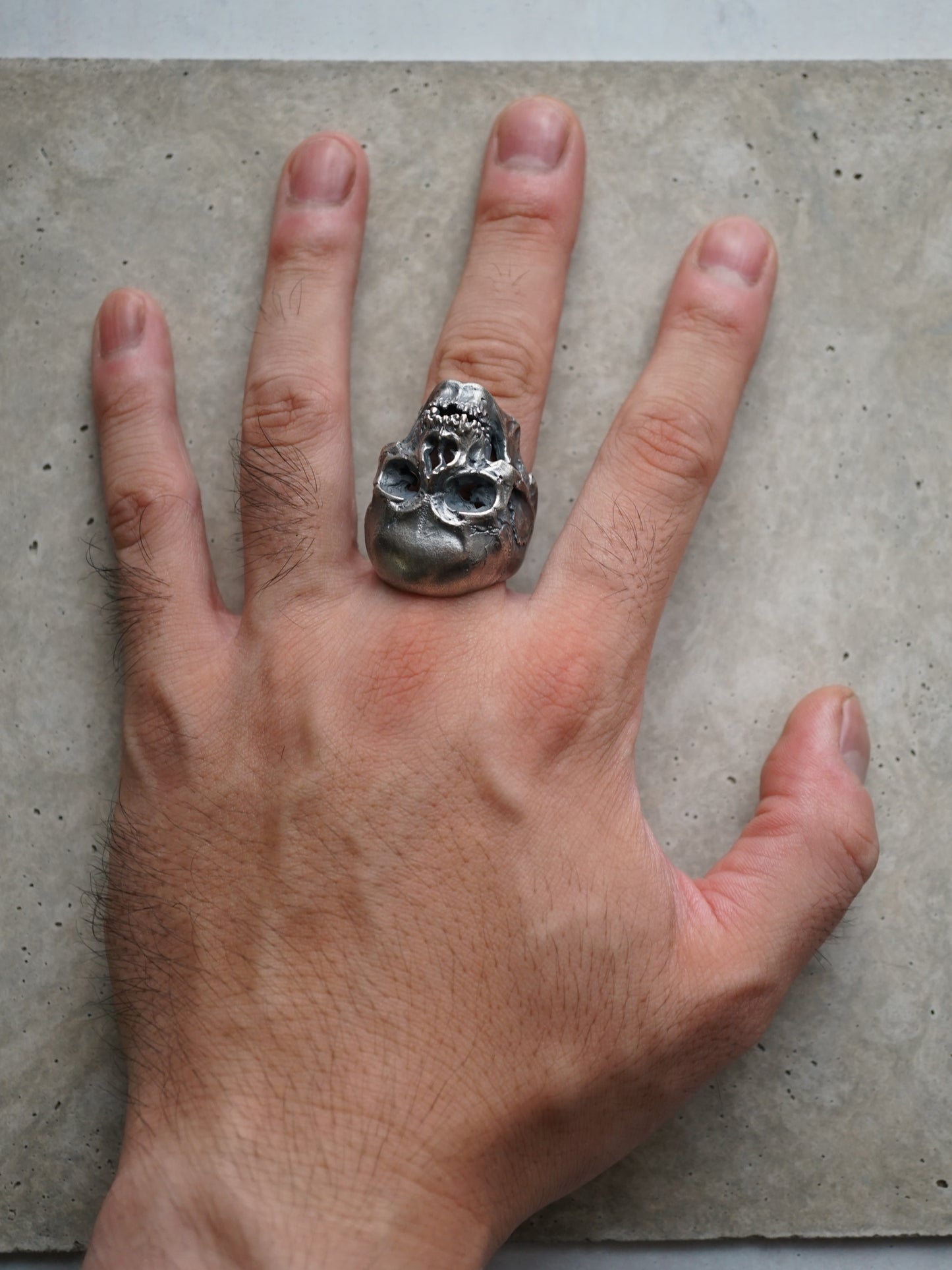 QR24A Large Thanatos Ring Decayed Antique ver.