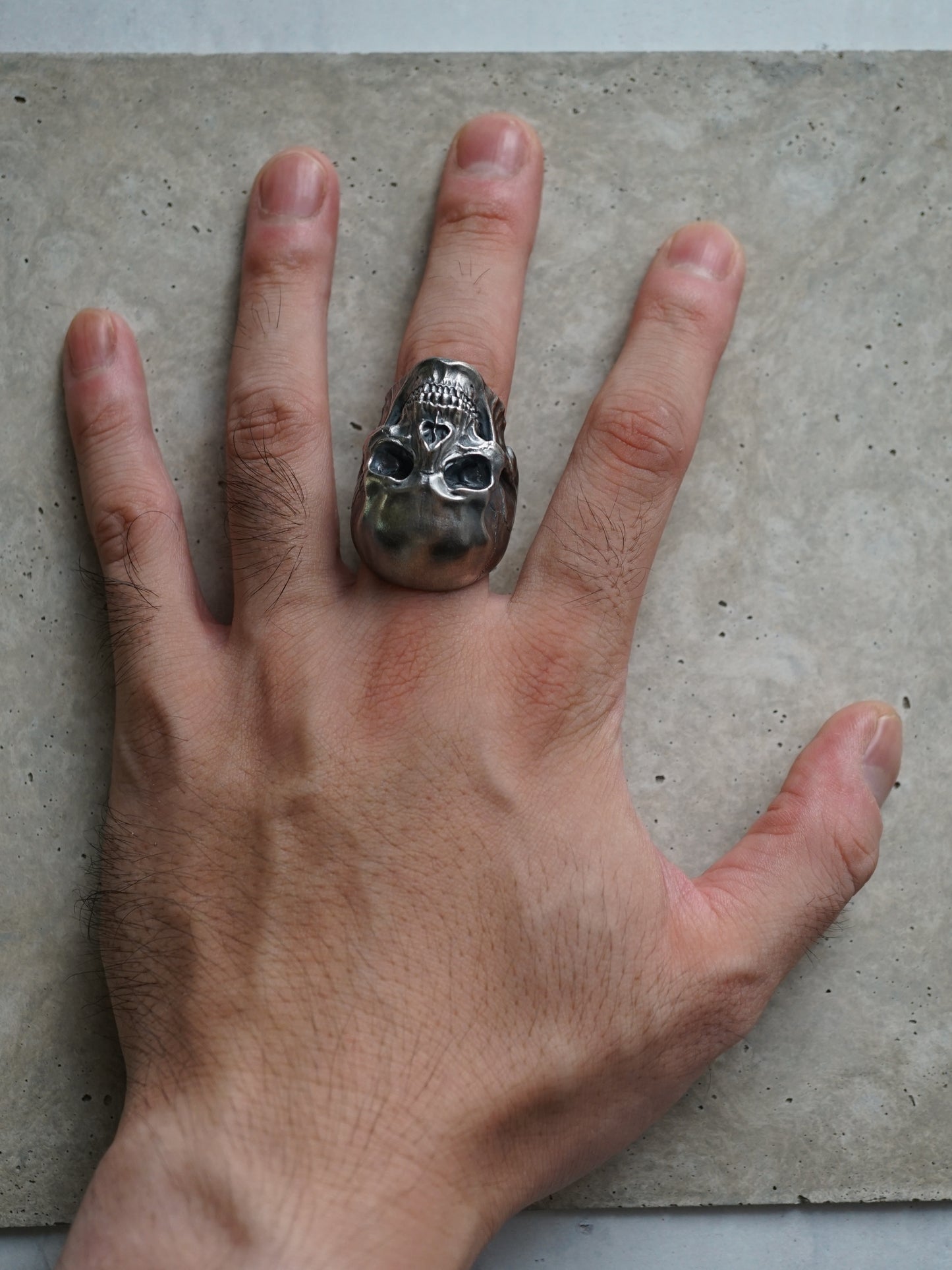 QR20P Large Thanatos Ring 3 Antique ver.