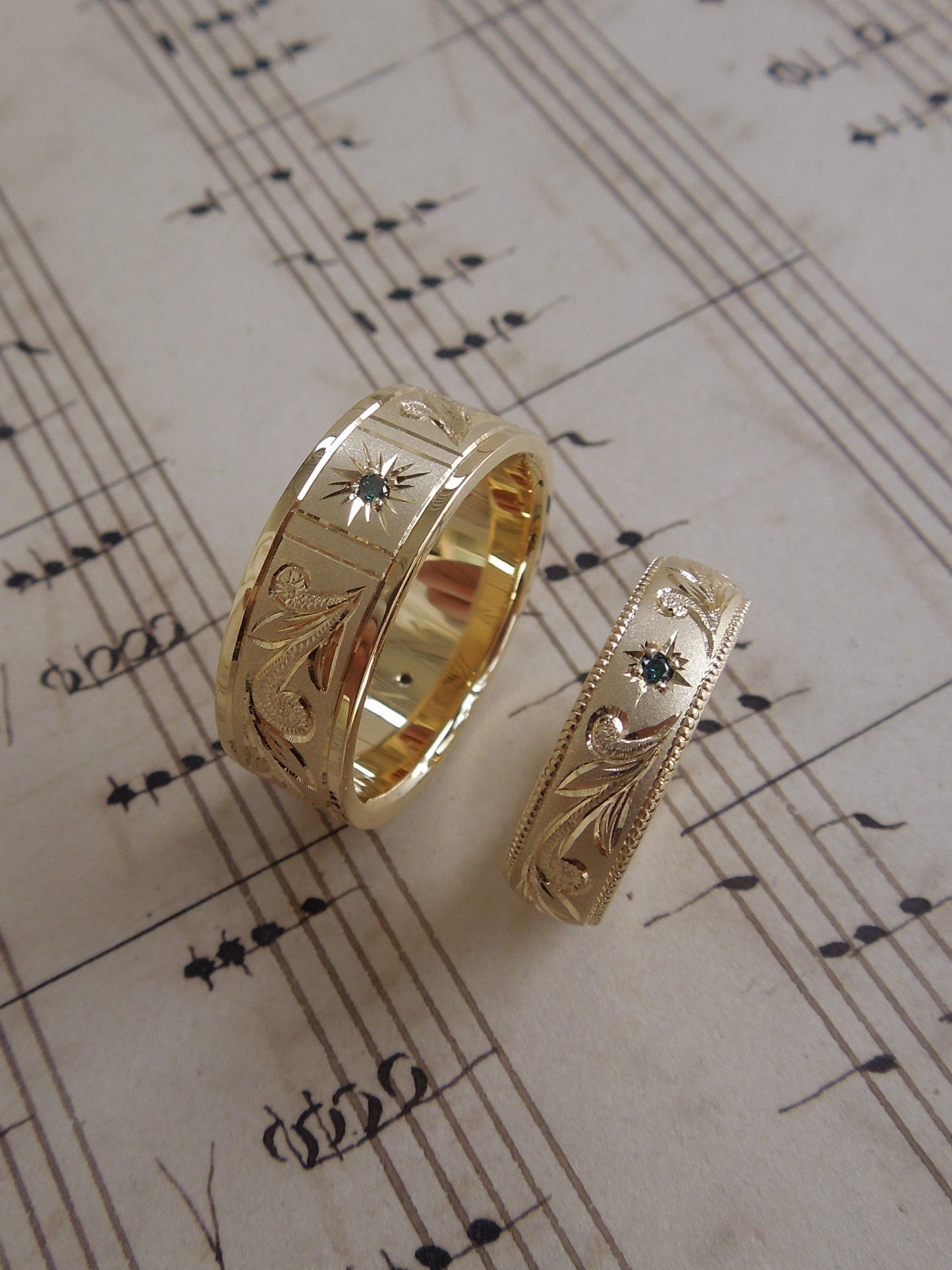 QFO031 Gold Marriage Ring