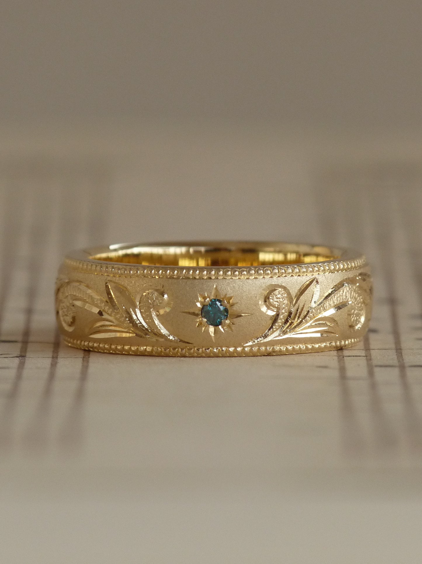 QFO031 Gold Marriage Ring