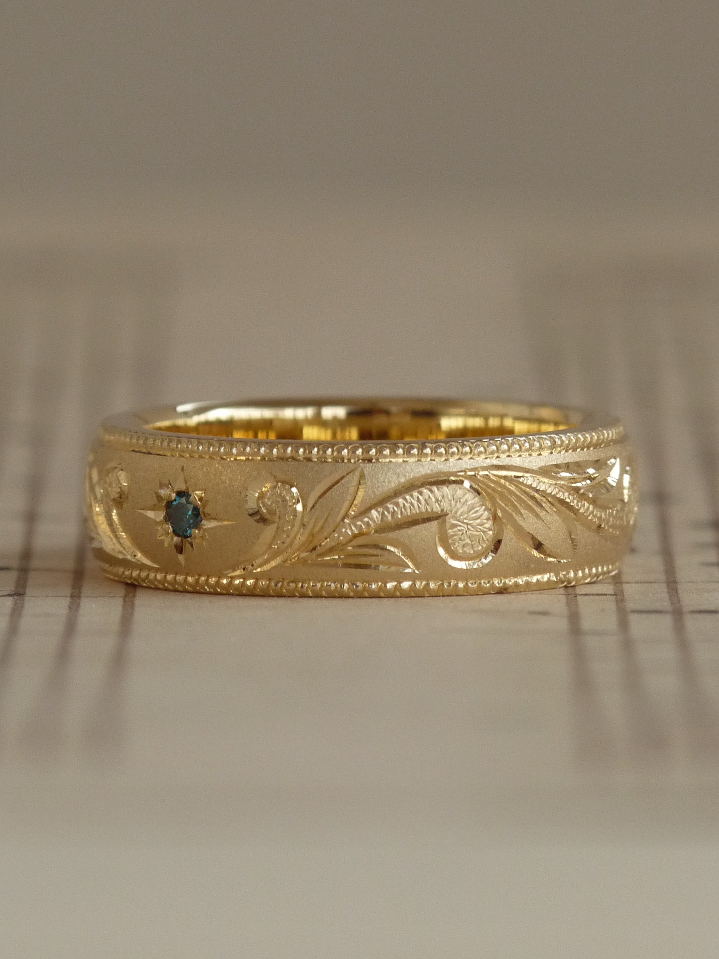 QFO031 Gold Marriage Ring