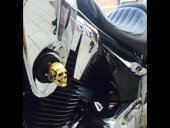 ラージタナトスリング3を通常の骸骨に近づけバイクのキーパーツにしたもの